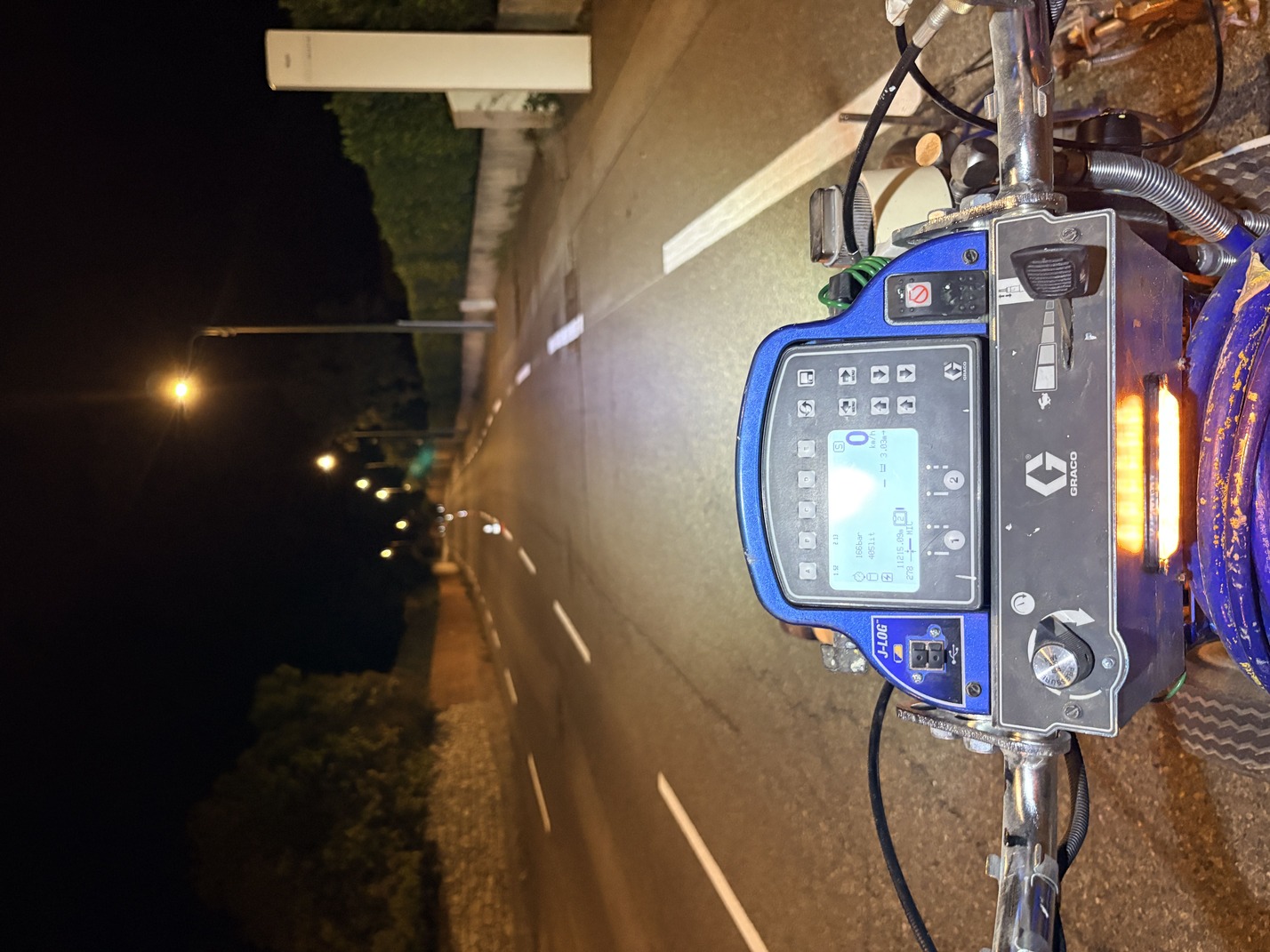 Repasse de la signalisation horizontale en agglomération